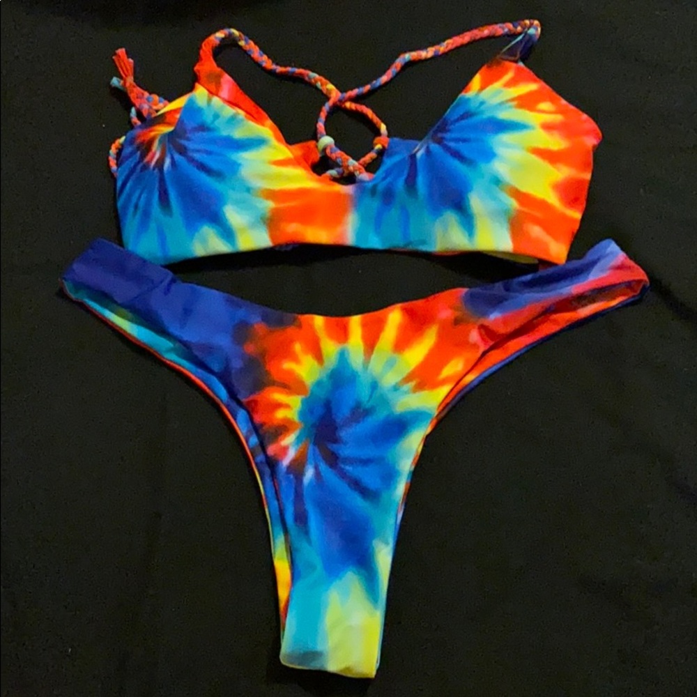 Tie dye bikini